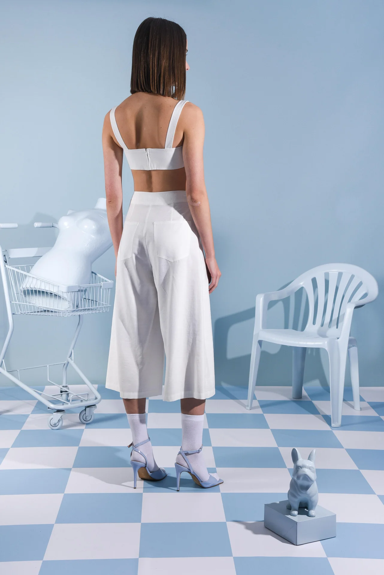 MONICA ZIP CULLOTE WHITE - Image 4