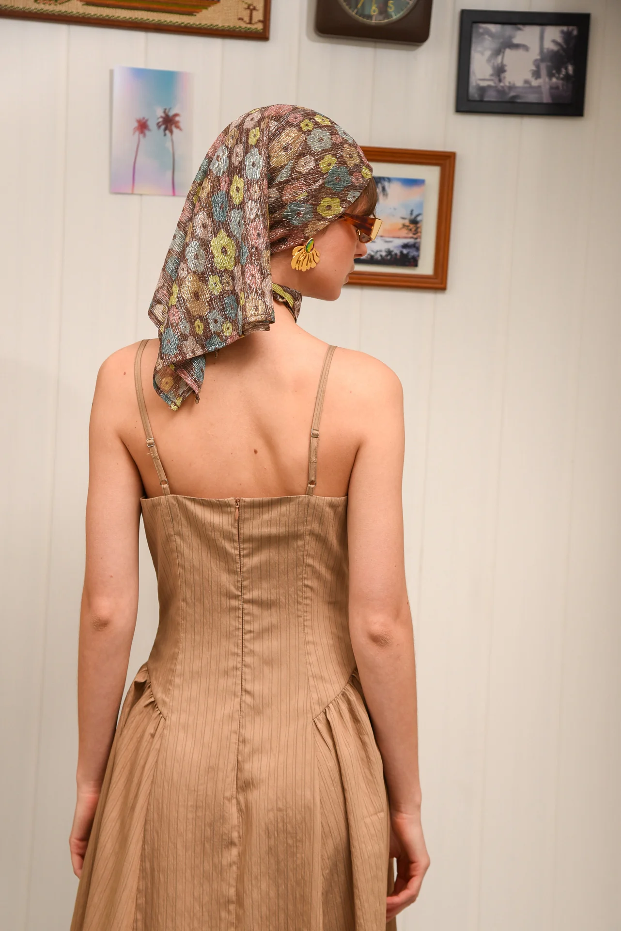 BREEZE SCARF BROWN - Image 3