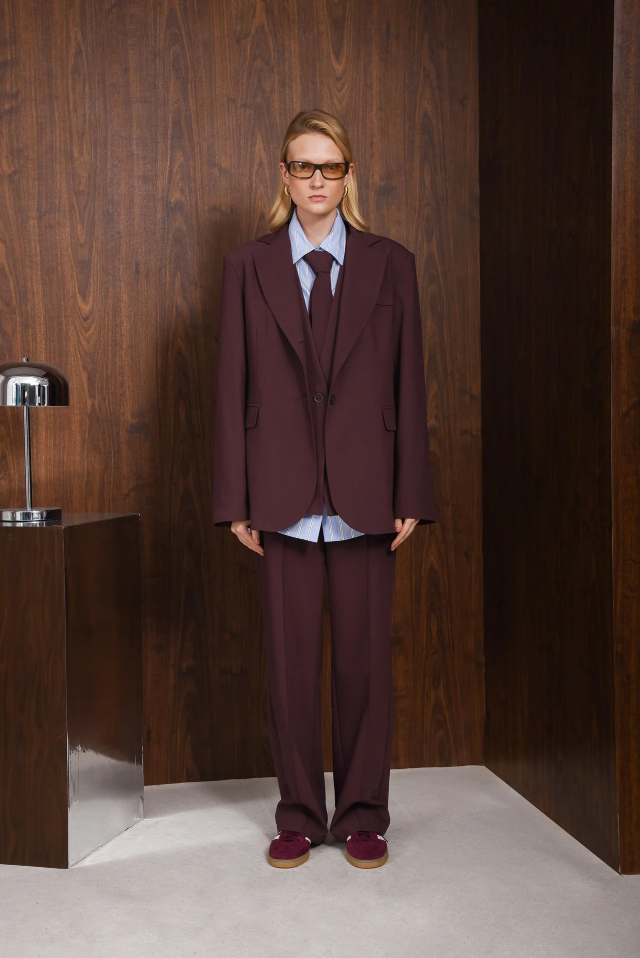 INNOCENT PANTS WINE PURPLE - Image 7