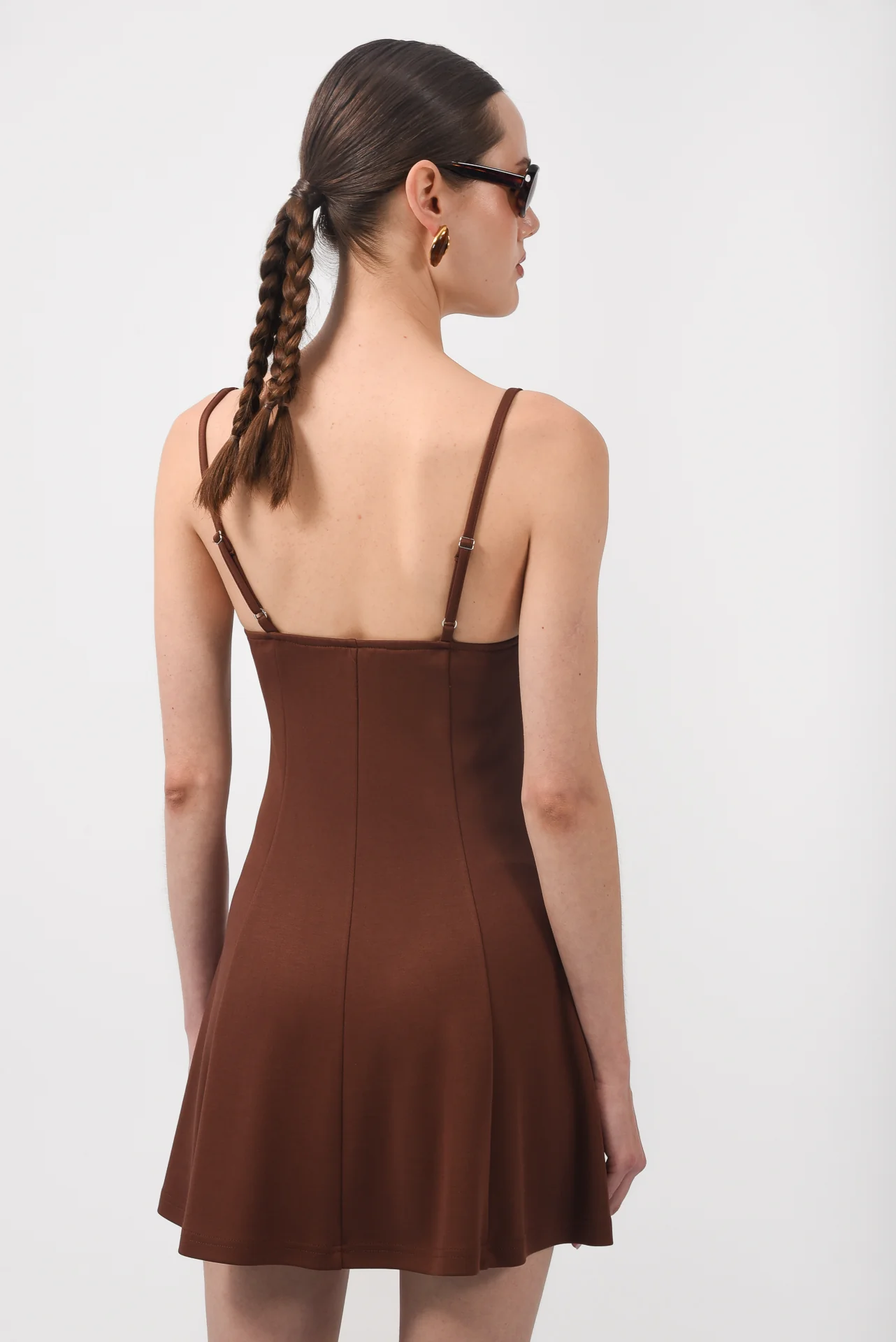 JULY DRESS BROWN - Image 2