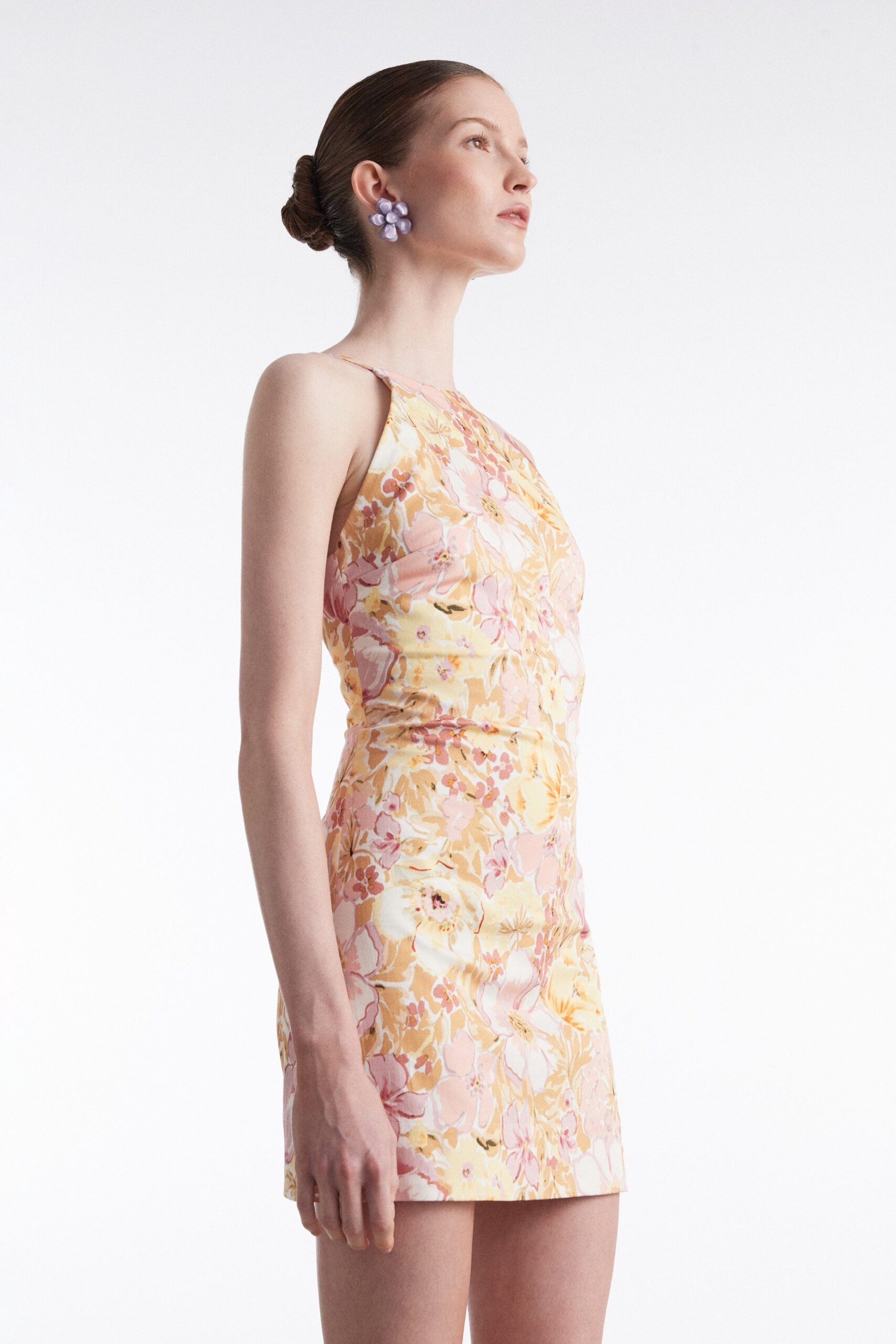 ALICE MINI DRESS FLORAL PINK - Image 2