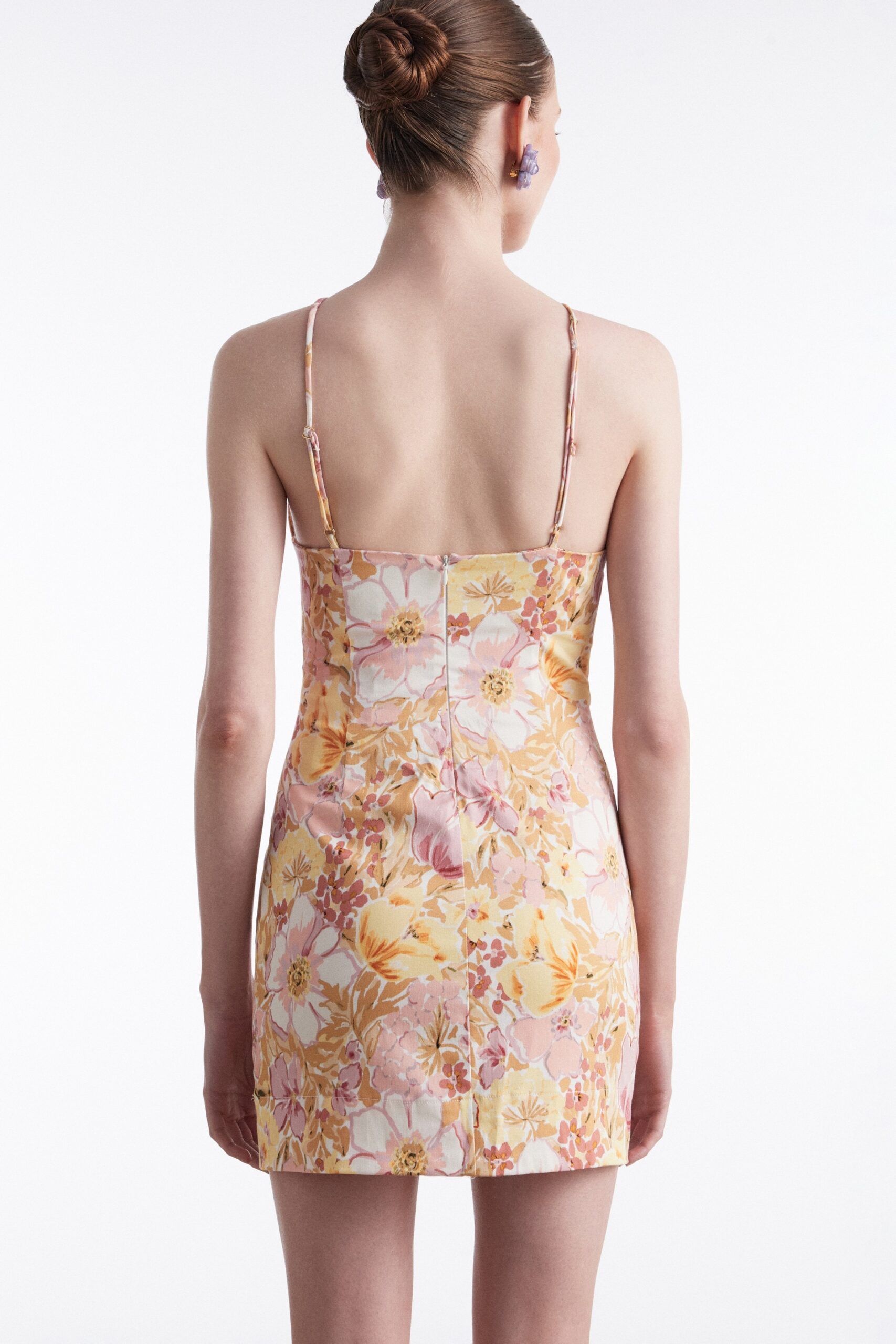 ALICE MINI DRESS FLORAL PINK - Image 3