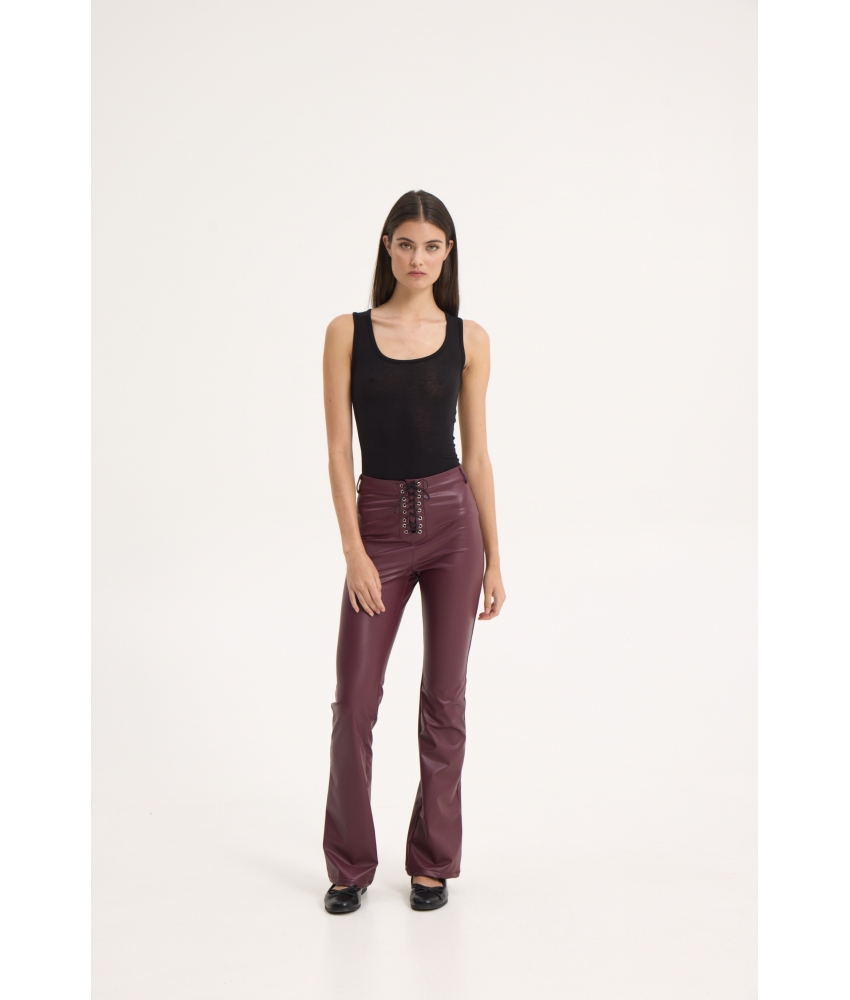 HEATHER PANTS WINE - Image 2