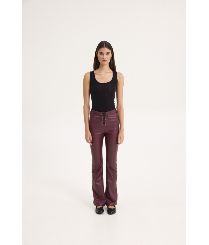 HEATHER PANTS WINE - Image 3